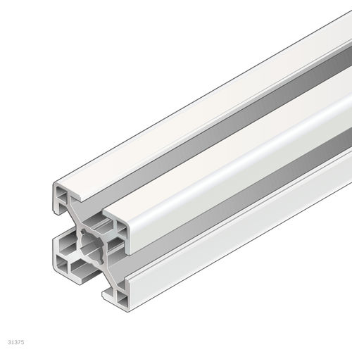 Profil / anodisiertes Aluminium - 3842557206 - Bosch Rexroth - Assembly Technology - rechteckig / für Industrieanwendungen / offen