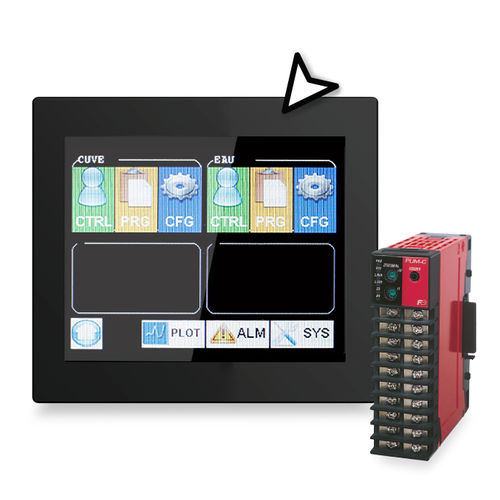 Temperaturcontroller mit Touchscreen - Control Pack - FUJI ELECTRIC France - Mehrkanal / PID / programmierbar