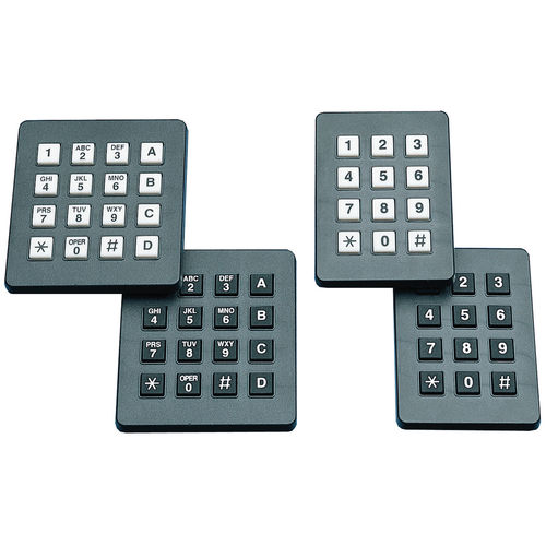 Einbaufähige Tastatur - 96 series - Grayhill - mit mechanischen Tasten / 16 Tasten / 12 Tasten