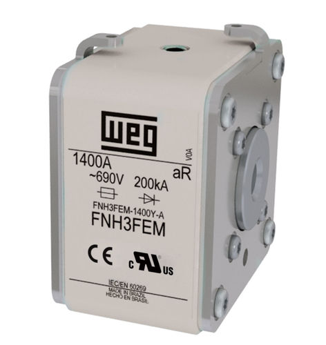 NH-Sicherung - FNH_FE  - WEG Gear Systems GmbH - Flachstecker / Thermo / Hochgeschwindigkeit