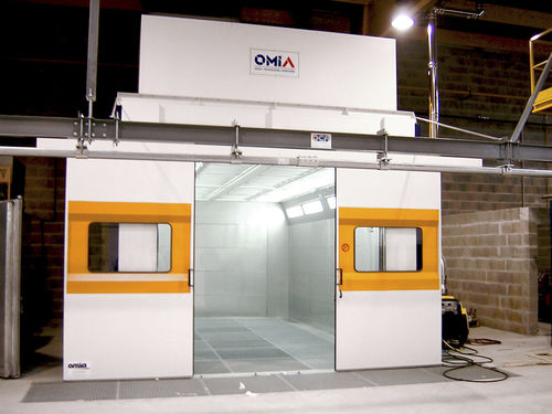 Sprüh-Waschtunnel - OMIA - Hängebahn / Oberflächenbehandlung
