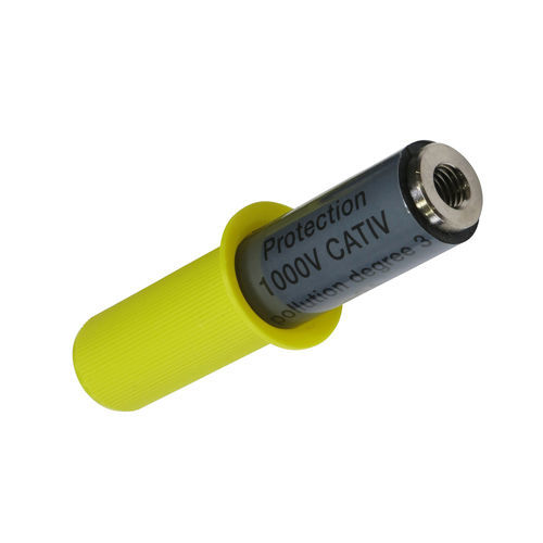 Test-Netzadapter - ADAFM8/FD4 - ELECTRO PJP - PVC / Messing / isoliert