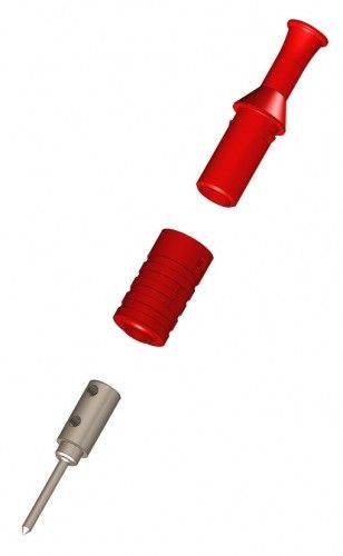 Elektrische Tastspitze - ø 2 mm, 300 V, 36 A | 1063-d2 - ELECTRO PJP