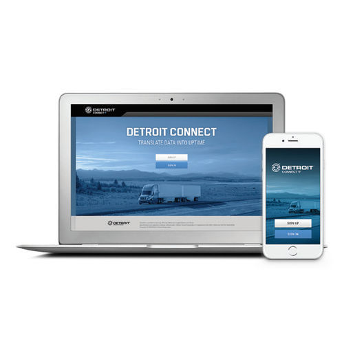 Software-Suite / Fuhrpark-Verwaltung - Detroit Connect® - Detroit demand performance - Leistungsmanagement / Kraftstoffmanagement / Leistungsanalyse