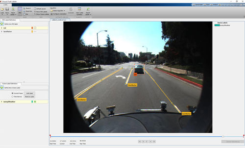Projektentwicklungssoftware - Automated Driving System Toolbox™ - The MathWorks - für Test / Etikettier / automatisiert