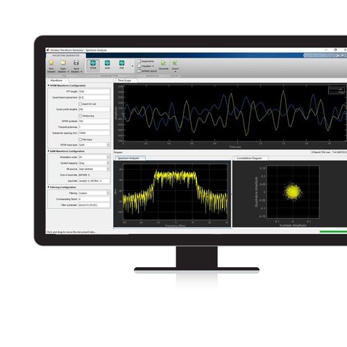 Analysesoftware - Communications System Toolbox™ - The MathWorks - Simulation / Projektentwicklung / Kommunikation