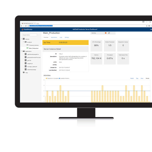 Datenbank-Software - MATLAB Production Server™ - The MathWorks - Server / webbasiert