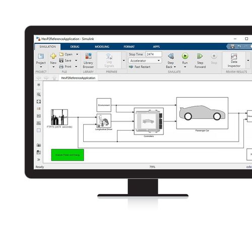 Simulationssoftware - Powertrain Blockset™ - The MathWorks - Modellierung / für Automobilanwendungen