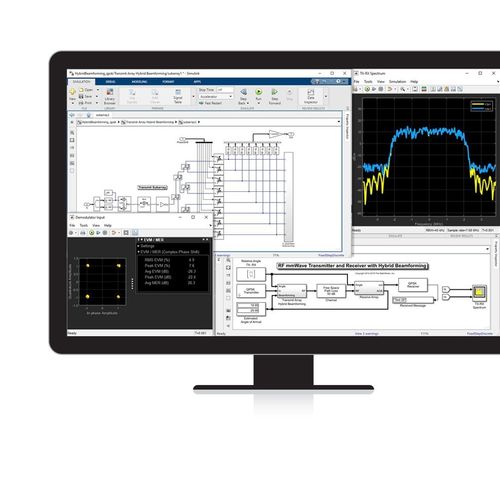 Projektentwicklungssoftware - RF Blockset™ - The MathWorks - Simulation / für Hochfrequenzsysteme
