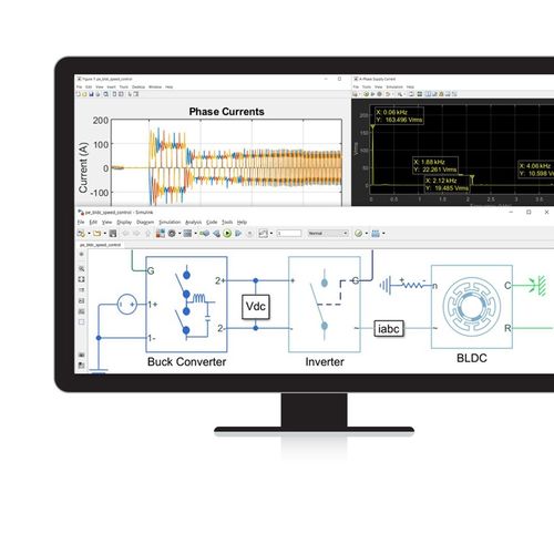 Modellierung Software - Simscape Electrical™ - The MathWorks - Simulation / für Mechatroniksysteme