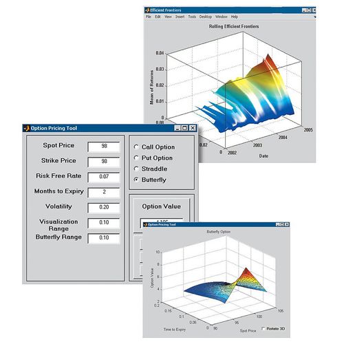 Kostenvoranschlag-Software - Financial Toolbox™ - The MathWorks - Modellierung / Statistikanalyse / Finanzmanagement