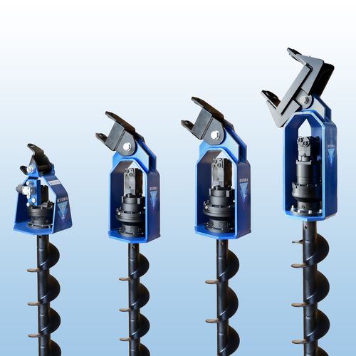 Hydraulischer Stangenbohrer - MINI - Hydra S.r.l. - schrägverzahnt / für Bagger / für Baggerlader