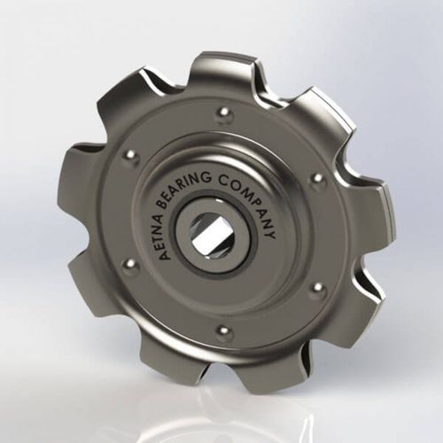 Ketten-Kettenrad - AG241 series - AETNA - gerade verzahnt / frei