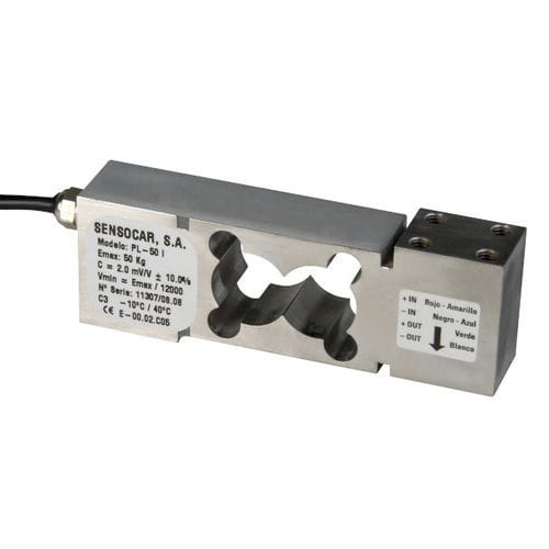 Biegestab-Wägezelle - PL-50 series - SENSOCAR - Single-Point / Dehnungsmessstreifen / 2 mV/V