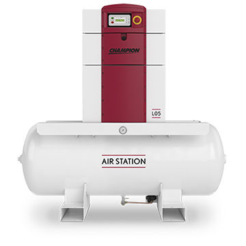 Schraubenkompressor - L series - Champion Pneumatic - Rotation / Luft / elektrisch
