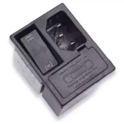 Gerätestecker-Kombielement / Schalter - HGN 337 - MPE-GARRY - eingebaut / Sicherung / mit Schalter