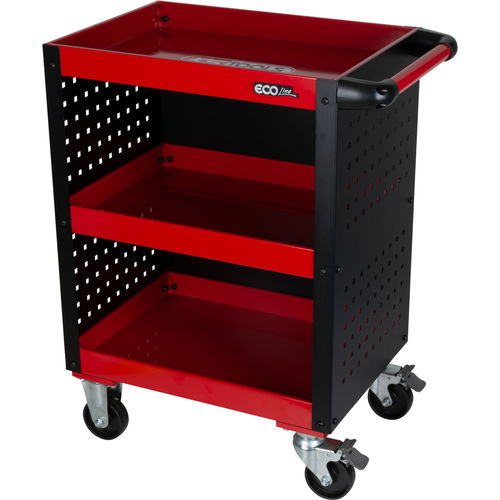 Werkstattwagen - 890.0006 - Kstools  - Stahl / 3 Ebenen / Werkzeughalter