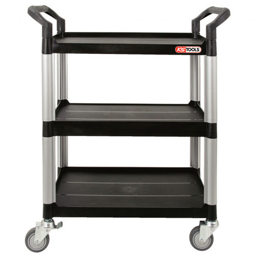 Werkstattwagen - 800.0020 - Kstools  - Kunststoff / 3 Ebenen / Werkzeughalter
