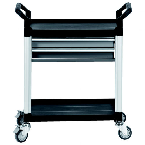 Werkstattwagen - 800.0030 - Kstools  - Kunststoff / 2 Ebenen / mit Schublade