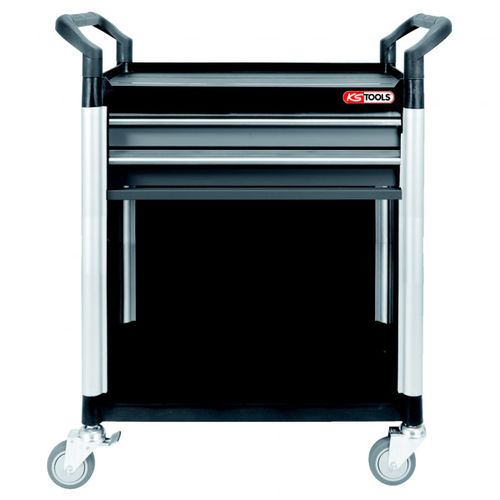 Werkstattwagen - 800.0031 - Kstools  - Kunststoff / 2 Ebenen / mit Schublade