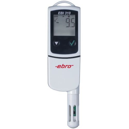 Luftfeuchtigkeits-Datenlogger - EBI 310 TH - ebro - USB / Pt100 / ohne Display