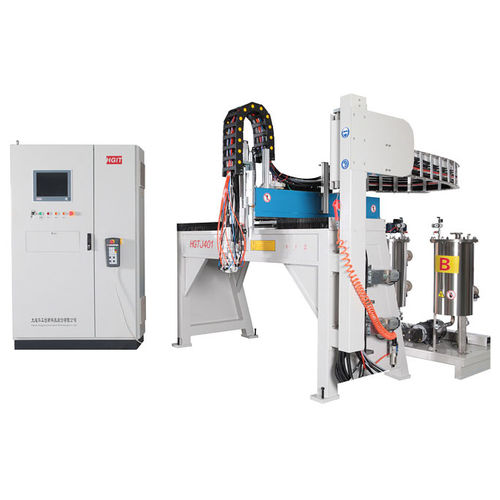 Dosiergerät für Polyurethan-Klebstoff - HGTJ401-BJ502 - HGIT Dalian Huagong Innovation Technology Co., Ltd - mit Mikrotropfen-Stift / für die Elektronik / automatisch