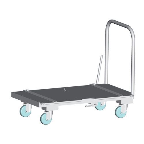 Transportwagen - SY 5010/2 - alvi - Edelstahl / Polyurethan / Plattform