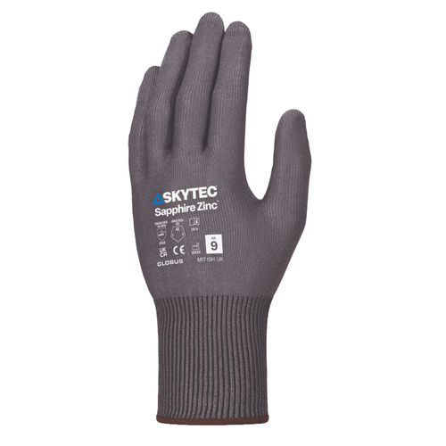 Arbeitshandschuh - Sapphire Zinc - Globus Group - Industrie / Schnittschutz / Elasthan