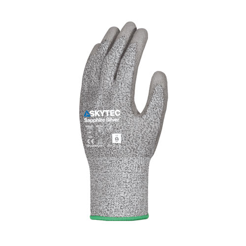 Arbeitshandschuh - Sapphire Silver - Globus Group - Industrie / Schnittschutz / Polyurethan