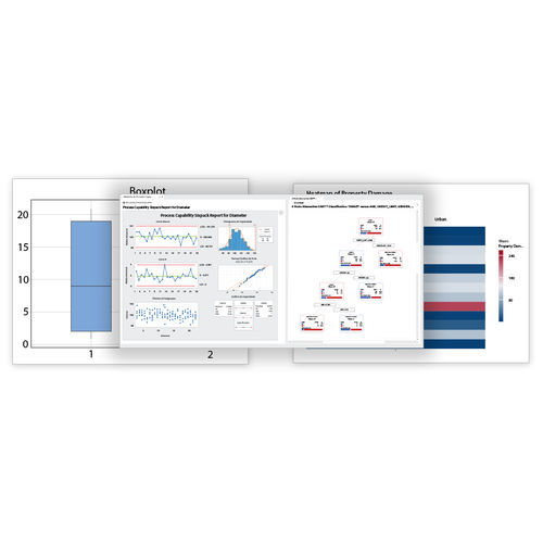 Datenanalysesoftware - Minitab Statistical - MINITAB Ltd - Statistikanalyse / zur Qualitätskontrolle / Projektentwicklung