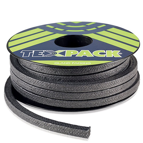 Graphit-Stopfbuchspackung - 4180 - TEXPACK - Carbon / für die chemische Industrie / für Pumpen