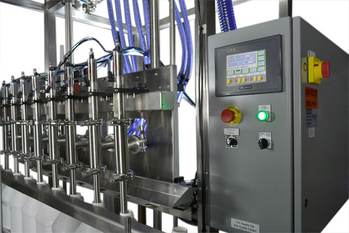 Automatische Füllmaschine - APACKS - für Flaschen / für Nahrungsmittel / für Gefahrstoffe