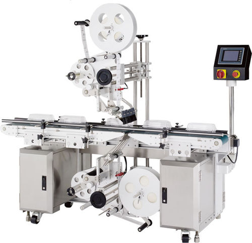 Automatische Etikettiermaschine - LAA-2250-PL - APACKS - zur Oberseitenetikettierung / Linearray