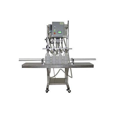 Halbautomatische Füllmaschine - APACKS - für Flaschen / für Flüssigkeiten / Schwerkraft