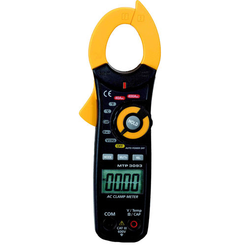 Digitale Strommesszange - MTP 3093 - MTP Instruments Inc - tragbar / 600 V / 400 A
