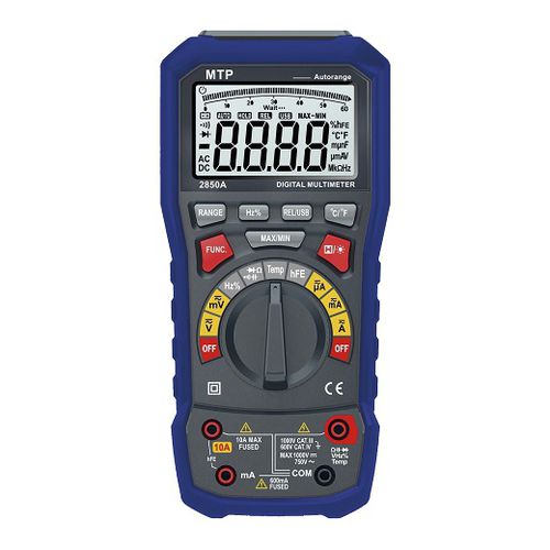 Digitales Multimeter - MTP 2850A - MTP Instruments Inc - tragbar / 1000 V / 10 A