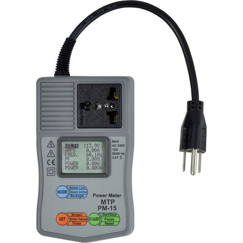 Frequenzmesser-Leistungsmessgerät - MTP PM-15 - MTP Instruments Inc - Multimeter / tragbar / digital