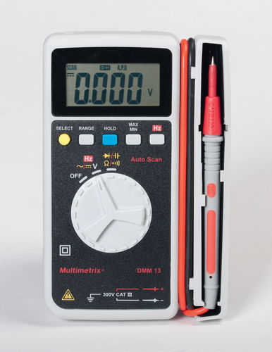 Digitales Multimeter - DMM 13 - MULTIMETRIX - Taschen / 600 V / cat III