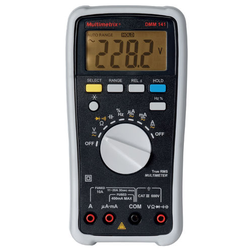 Digitales Multimeter - DMM 141 - MULTIMETRIX - tragbar / 600 V / 10 A