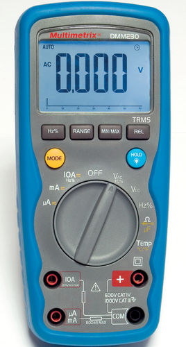 Digitales Multimeter - DMM 230 - MULTIMETRIX - tragbar / 1000 V / 10 A