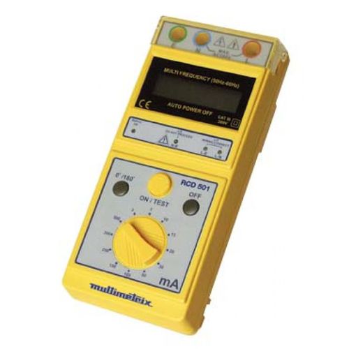 RCD-Tester - RCD 501 - MULTIMETRIX - tragbar / digital