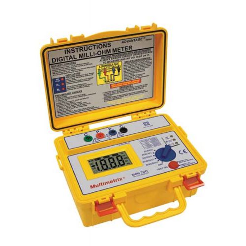 Digitales Milliohmmeter - MOH 700 - MULTIMETRIX - tragbar / mit niedrigem Widerstand / 4-Leiter