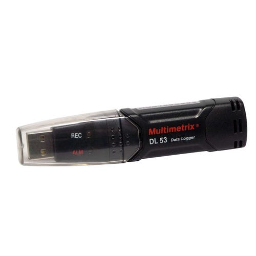 Temperatur-Datenlogger - DL 53  - MULTIMETRIX - Feuchte / USB / ohne Display
