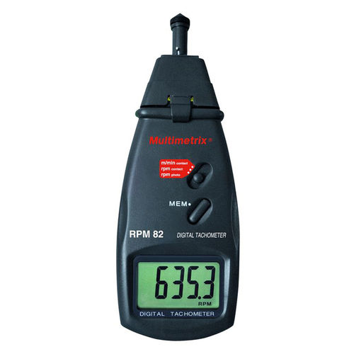 Kontakt-Tachometer - RPM 82 - MULTIMETRIX - kontaktlos / Handgerät / digital