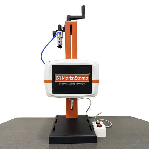 Magnetisch-induktive Markiermaschine - MNS-PC - MarknStamp BV Netherlands - Nadelpräge / Tisch / für die Automobilindustrie