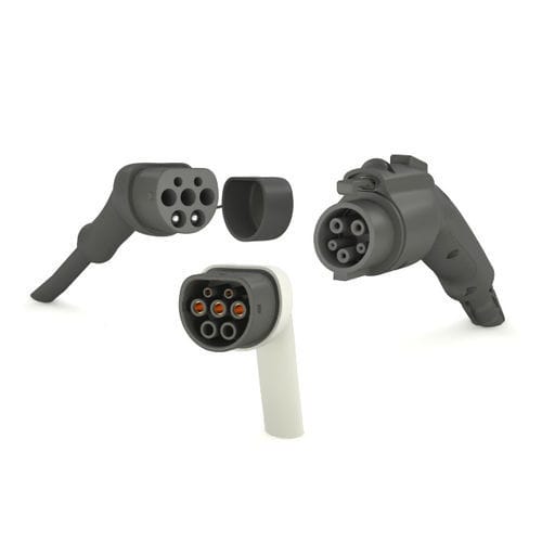 Stecker für Elektrofahrzeug-Ladegeräte - CA #EV01 series - ADAM tech - wandmontiert / dreiphasig