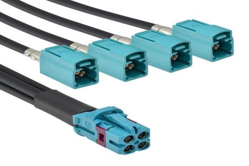 Konfektioniertes Elektrokabel / Koaxial - CA-BM04 series - ADAM tech - Datenübertragung / mini FAKRA