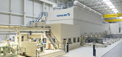 Form-Pressenstraße - ServoLine series - SCHULER - MÜLLER WEINGARTEN - für Platinen / kompakt / vollautomatisch
