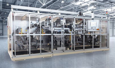 Automatische Montagelinie - SCHULER - MÜLLER WEINGARTEN - Verpackung / Schweiß / für elektrische Baterien