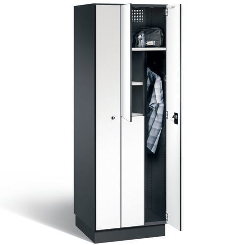 Trocknungsspind - S series - C + P Möbelsysteme - Z-förmiger Tür / belüftet
